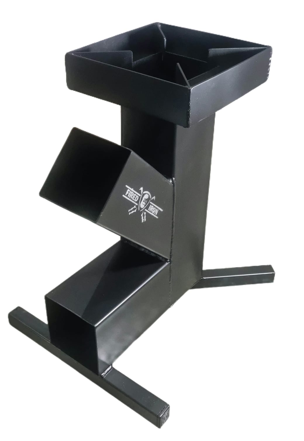 Fired Iron Rocket Stove 4"